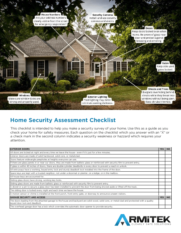 Home Security Assessment Checklist