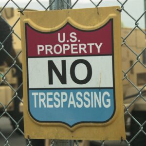 No Trespassing